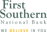 First Southern National Bank logo. Digital Marketing, Website Design, Branding, Graphic Design, Logo Design, Advertising, and Marketing Agency services in Danville, Kentucky.