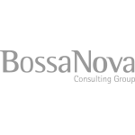 BossaNova Consulting logo in gray. Digital Marketing, Website Design, Branding, Graphic Design, Logo Design, Advertising, and Marketing Agency services in Danville, Kentucky.