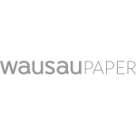 Wausau Paper logo in gray. Digital Marketing, Website Design, Branding, Graphic Design, Logo Design, Advertising, and Marketing Agency services in Danville, Kentucky.