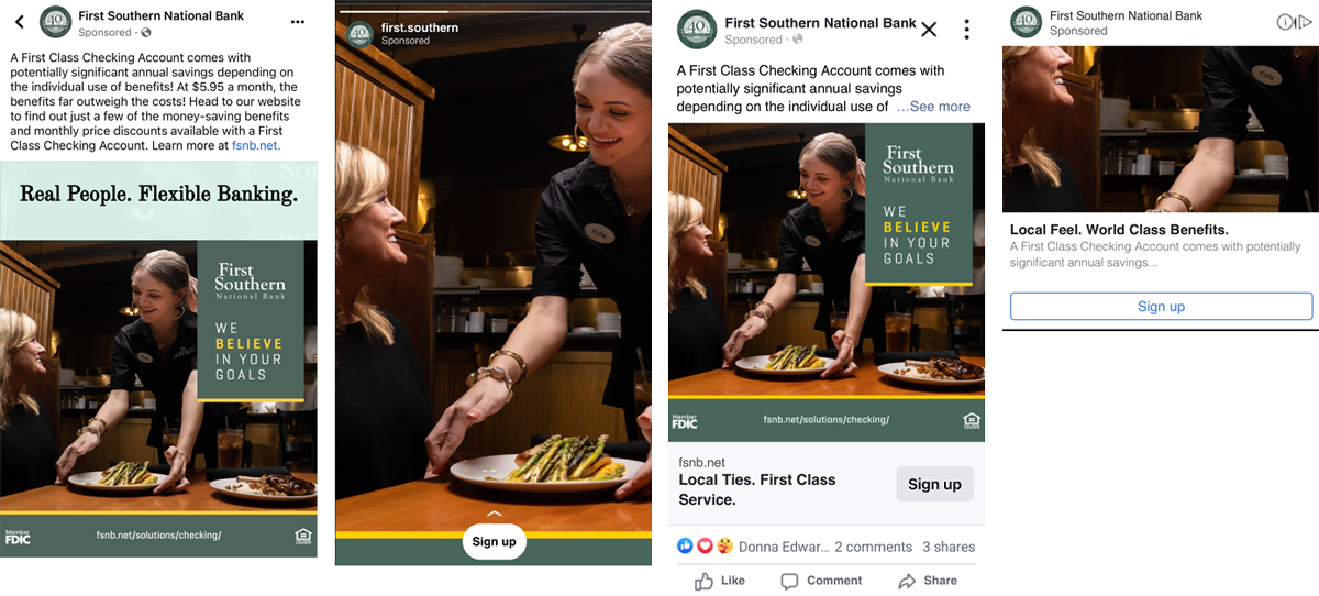 Meta Ad examples