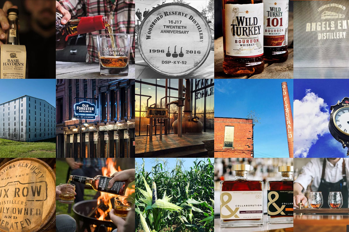 Kentucky Bourbon collage. Digital Marketing, Website Design, Branding, Graphic Design, Logo Design, Advertising, and Marketing Agency services in Danville, Kentucky.