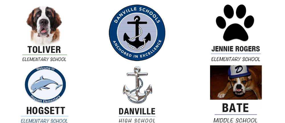 Danville Schools Old logos